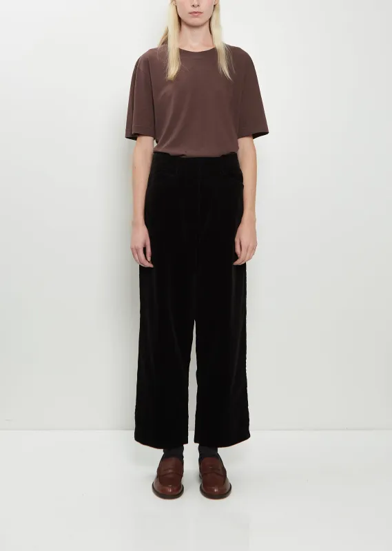 Field Cotton Trouser — Black sold by La Garconne