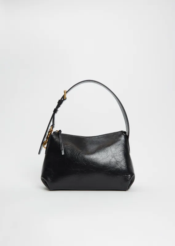 Leather Shoulder Grip Bag made by Dries Van Noten