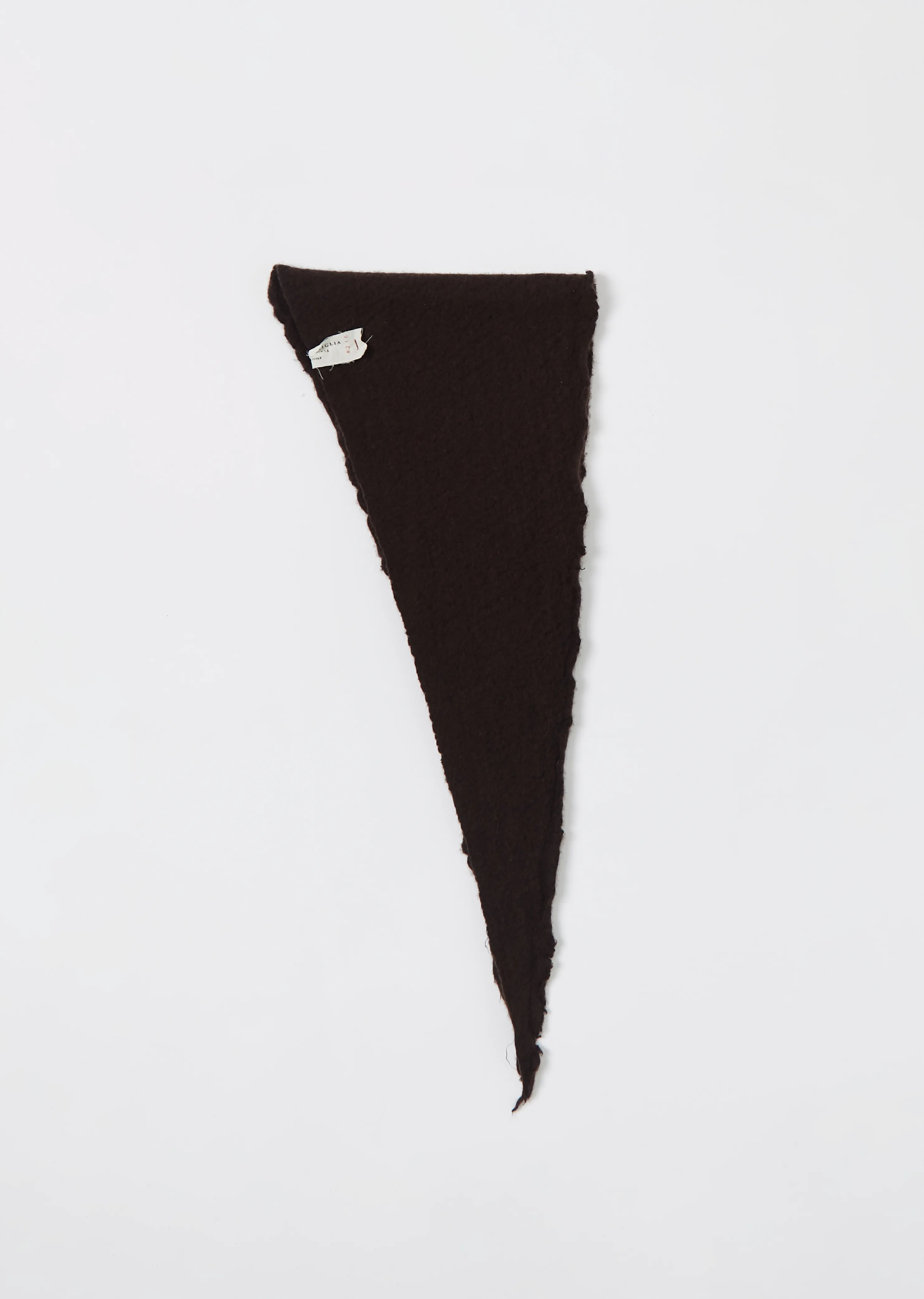 Soft Wool Cashmere Scout Scarf — Chocolate sold by La Garconne