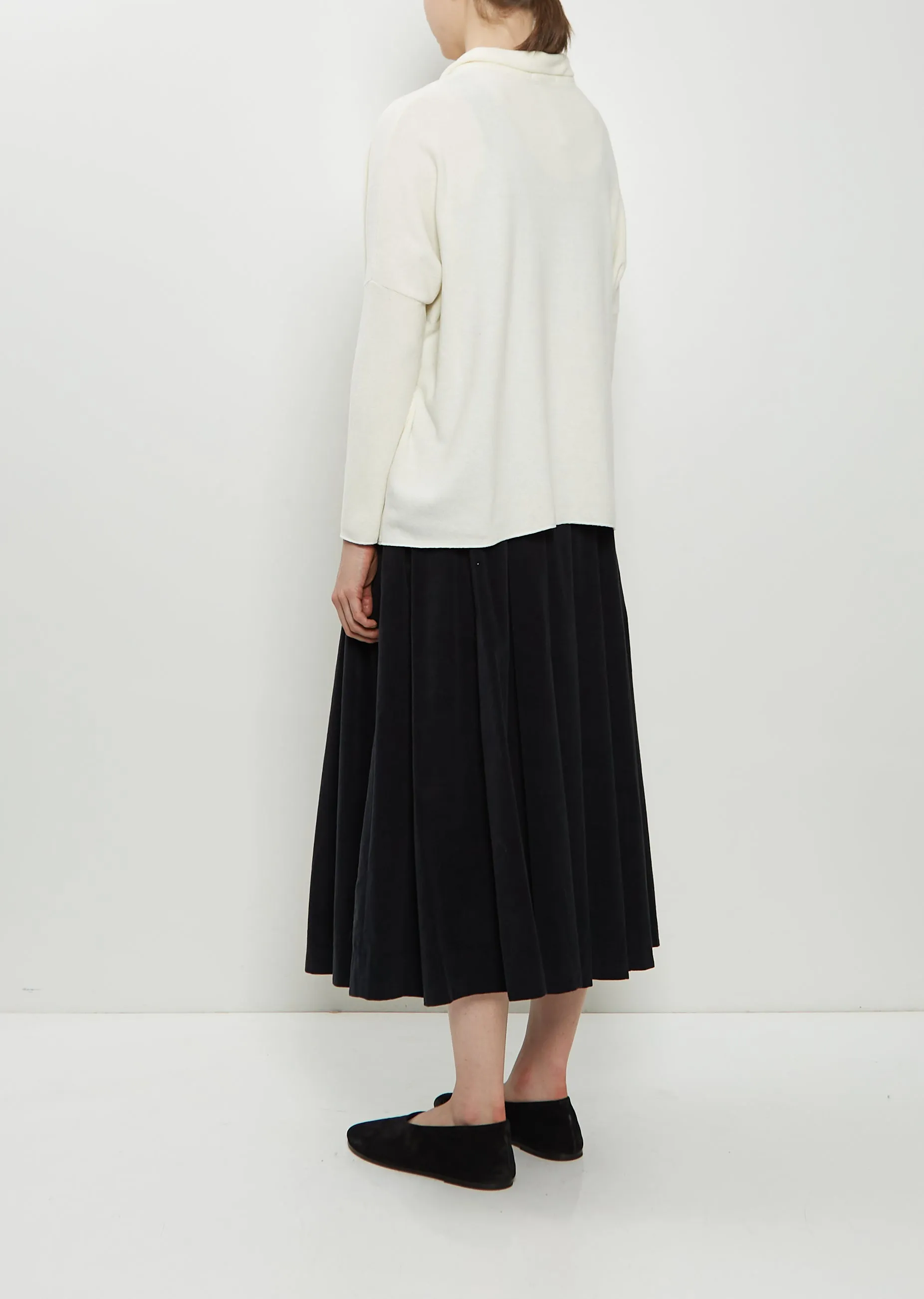 Heavy Jersey Polo Top — Milk sold by La Garconne product image thumbnail 3