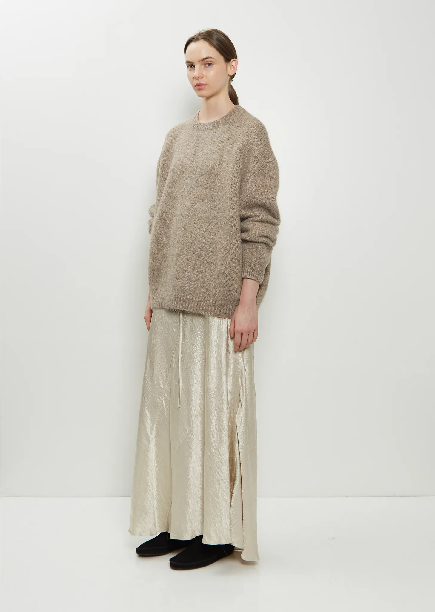 Loft Alpaca Pima Cotton Crewneck Sweater sold by La Garconne product image thumbnail 4