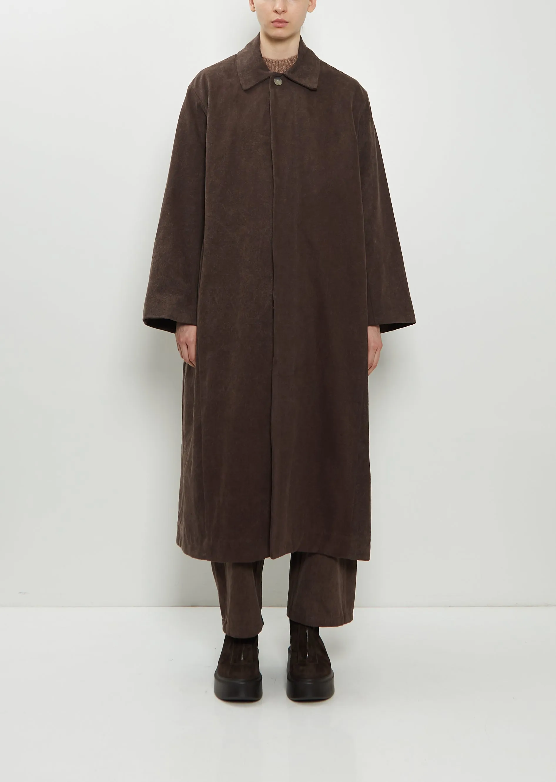 Cotton Canvas Car Coat sold by La Garconne