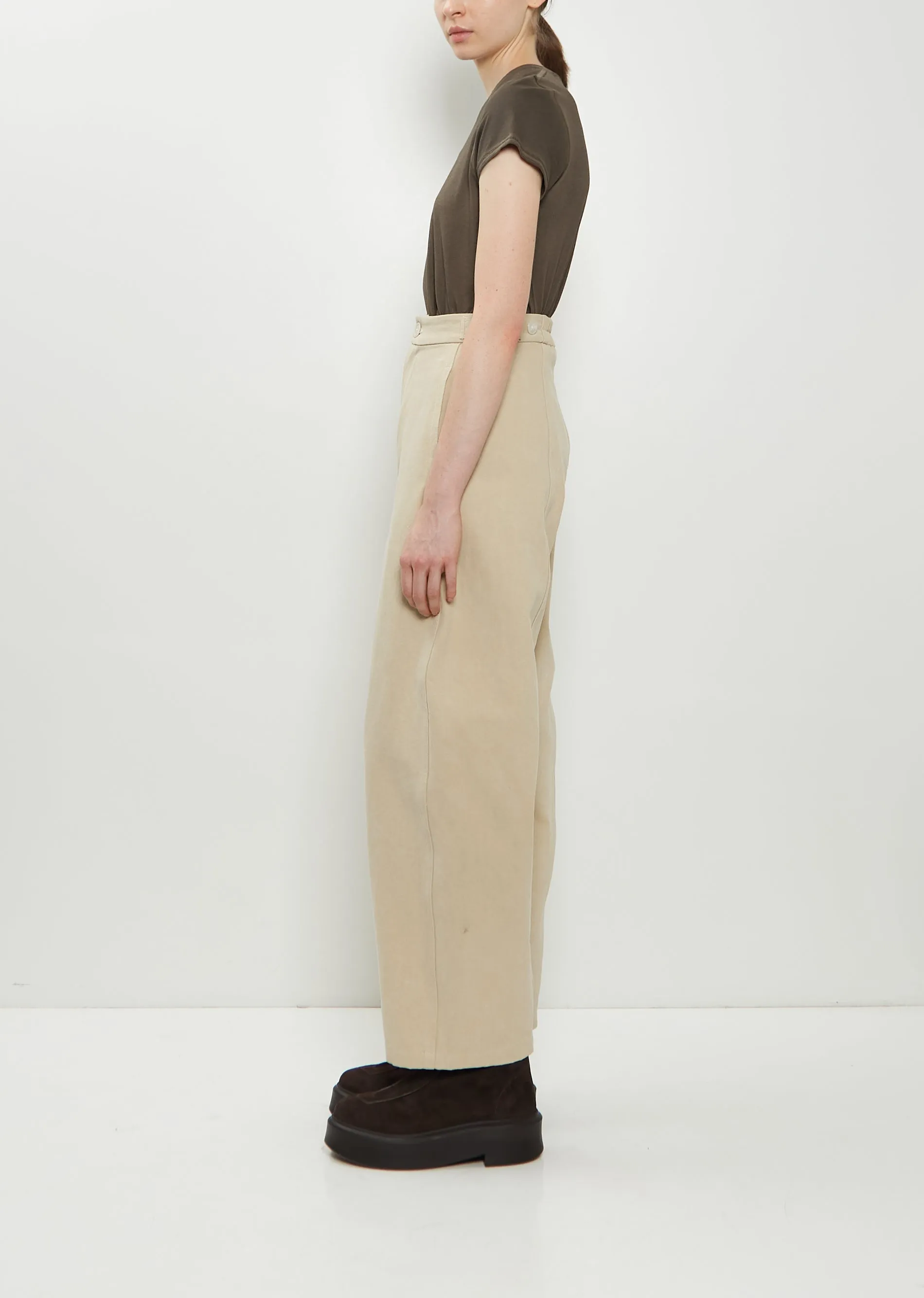 Cotton Canvas Pants — Washed Antique sold by La Garconne product image thumbnail 2