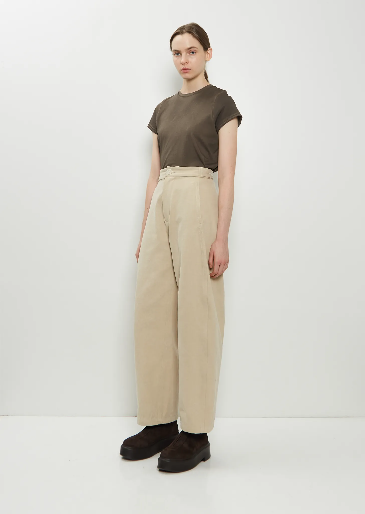 Cotton Canvas Pants — Washed Antique sold by La Garconne product image thumbnail 4