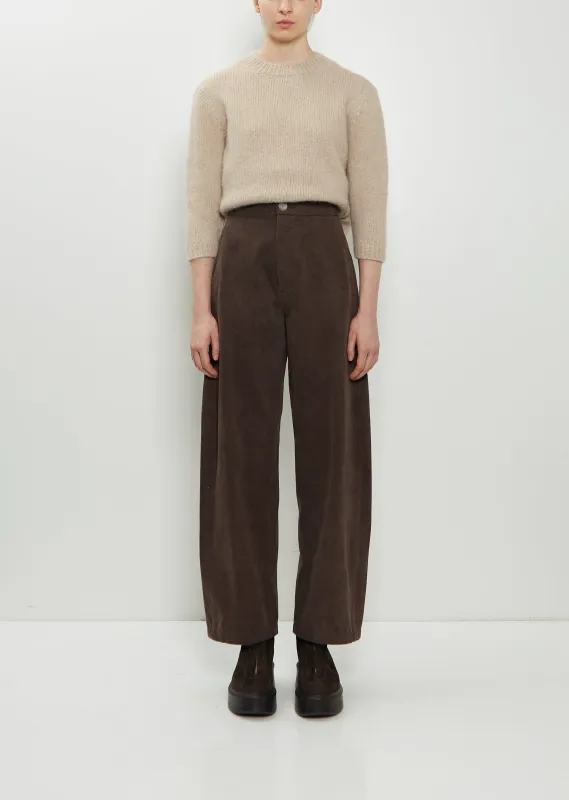 Cotton Canvas Pants — Washed Soil sold by La Garconne