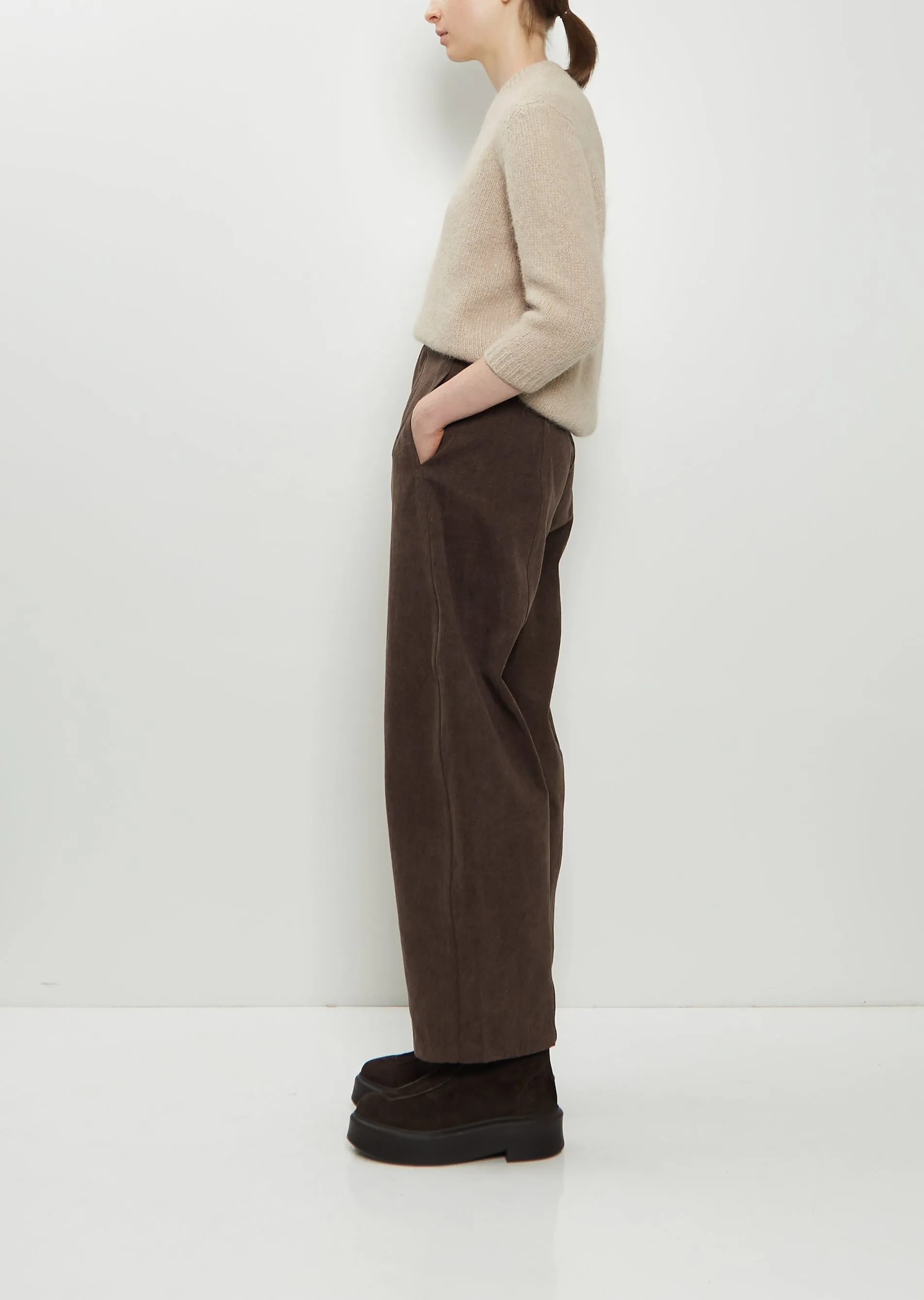 Cotton Canvas Pants — Washed Soil sold by La Garconne product image thumbnail 2