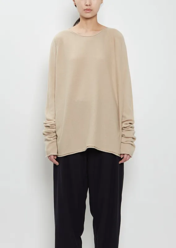 Seamless Cashmere Jumper sold by La Garconne