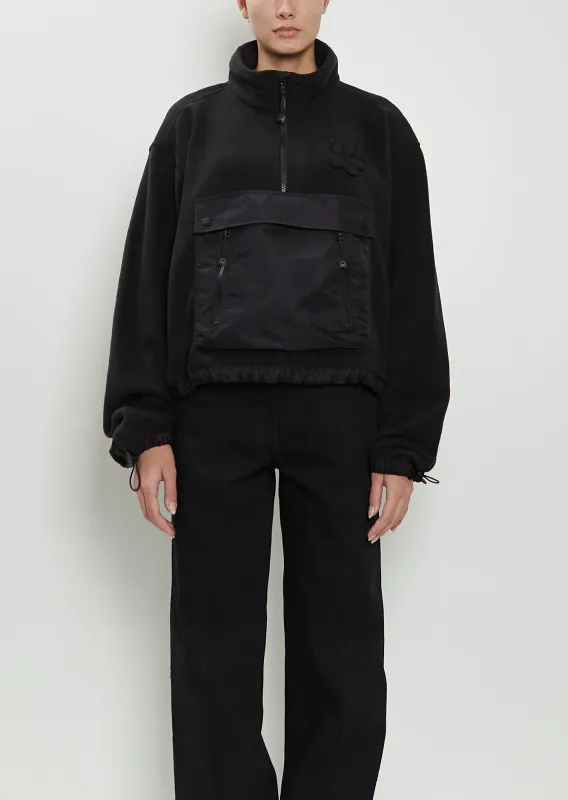 Bastian Fleece Anorak sold by La Garconne