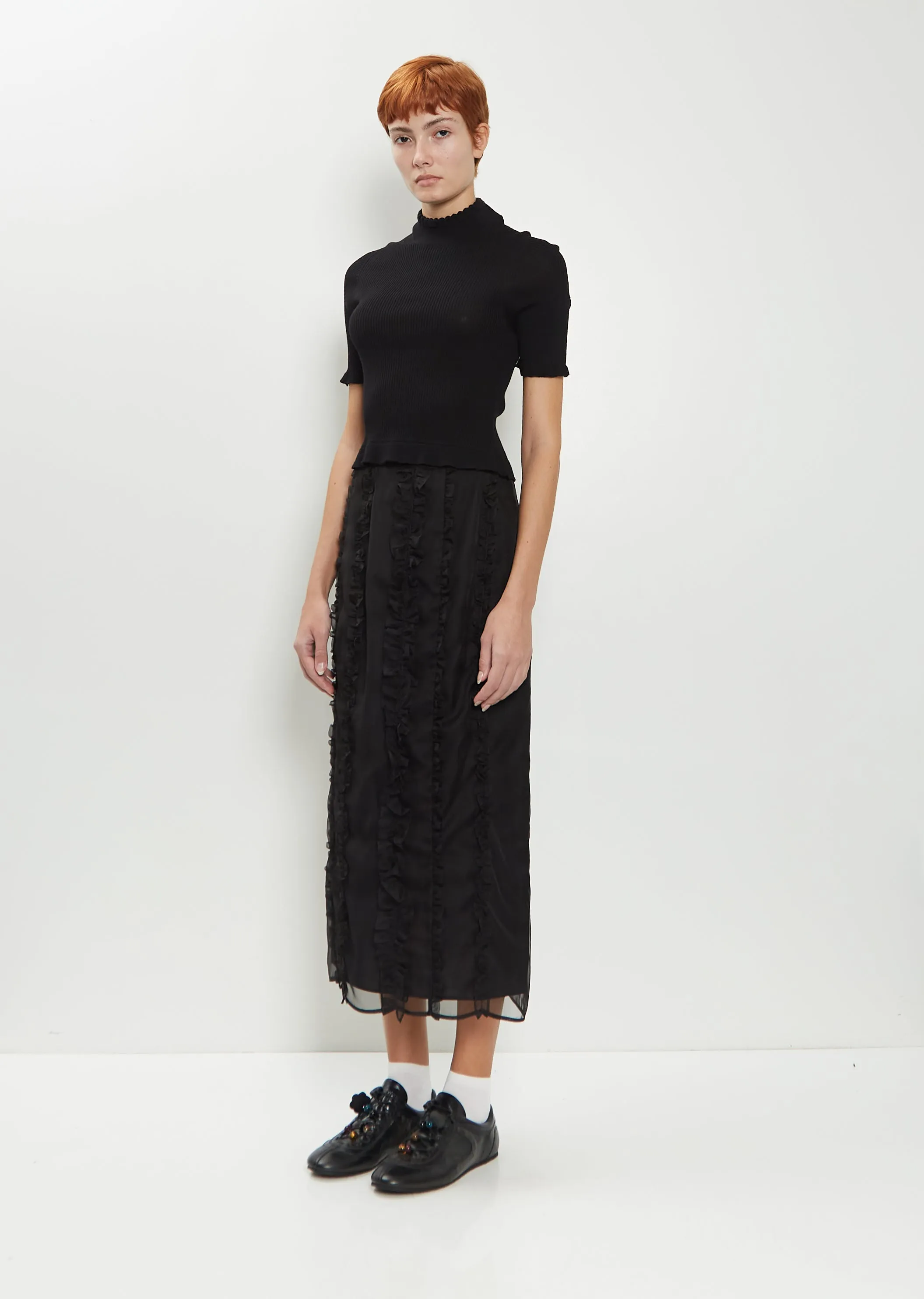 Ocean Silk Skirt sold by La Garconne product image thumbnail 4