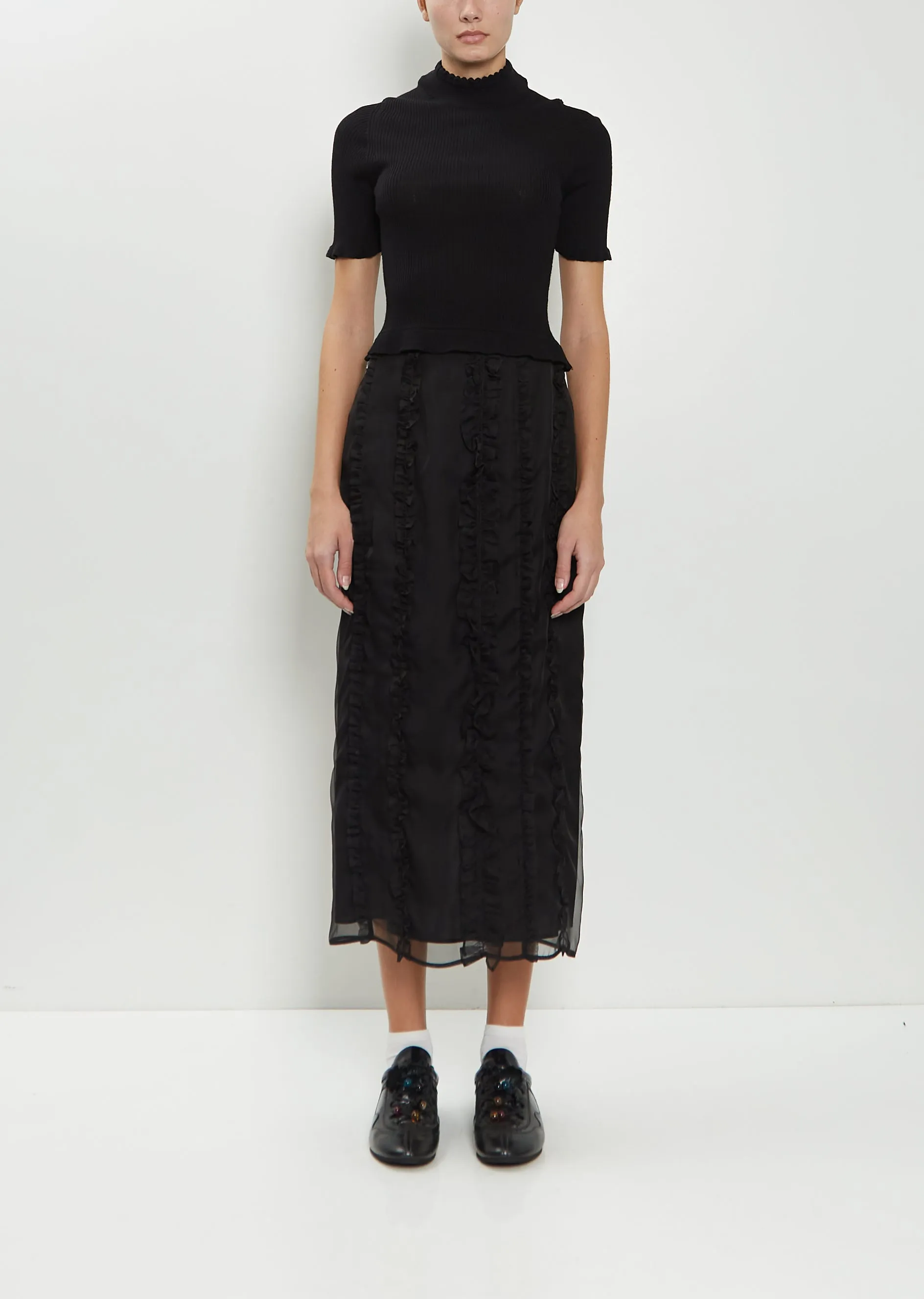 Ocean Silk Skirt sold by La Garconne