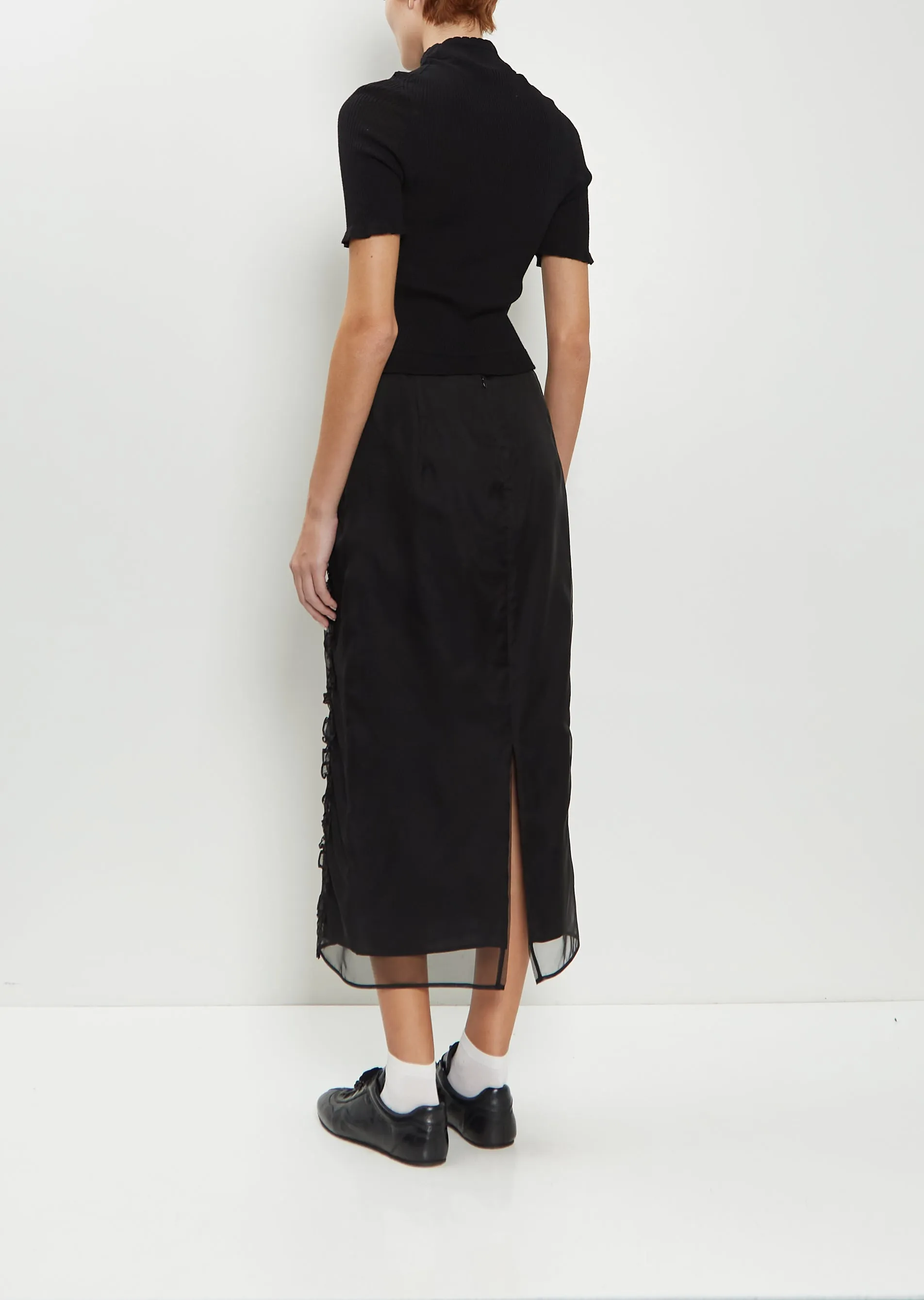 Ocean Silk Skirt sold by La Garconne product image thumbnail 3