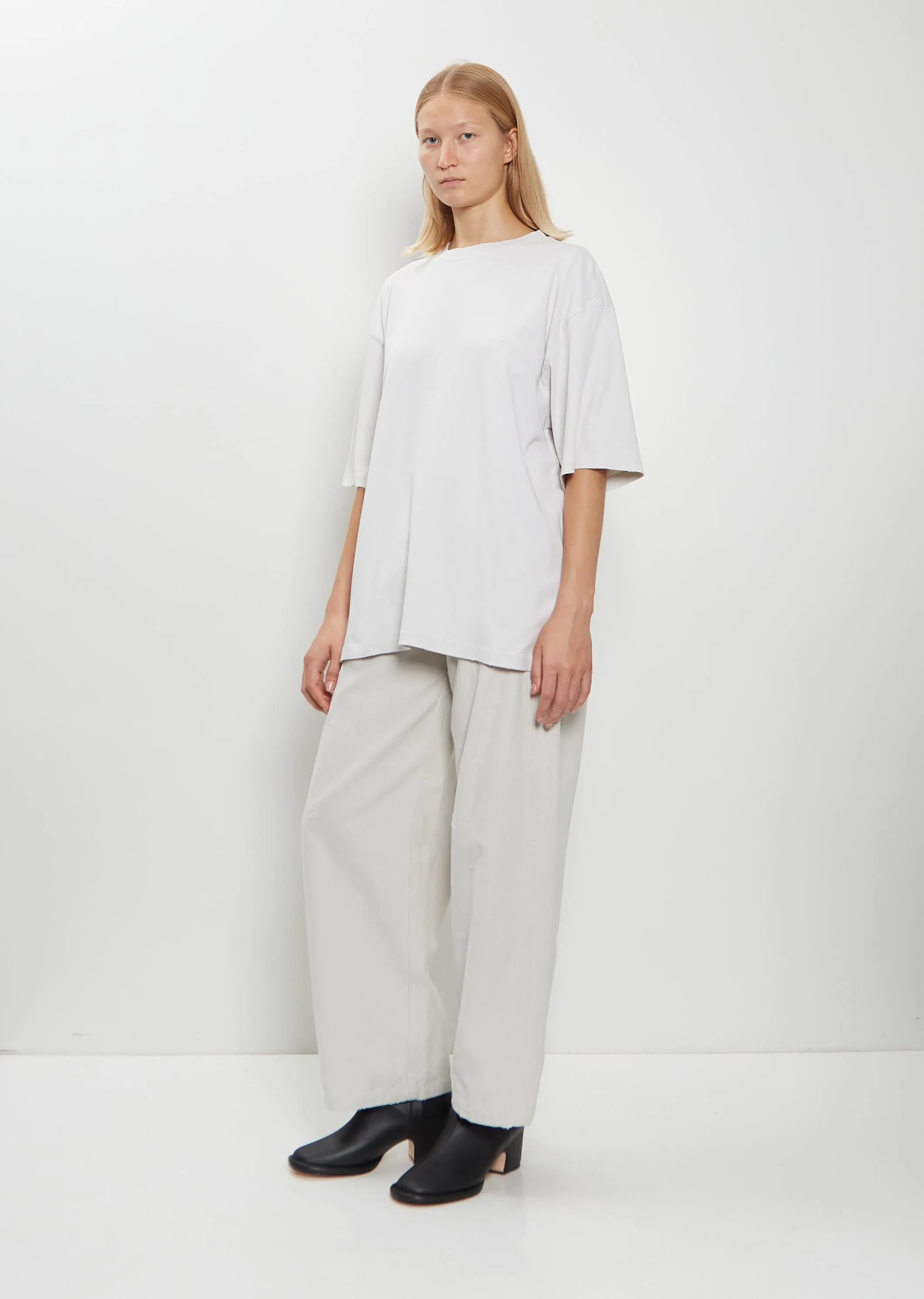 Worn Pima Cotton Tee sold by La Garconne product image thumbnail 4