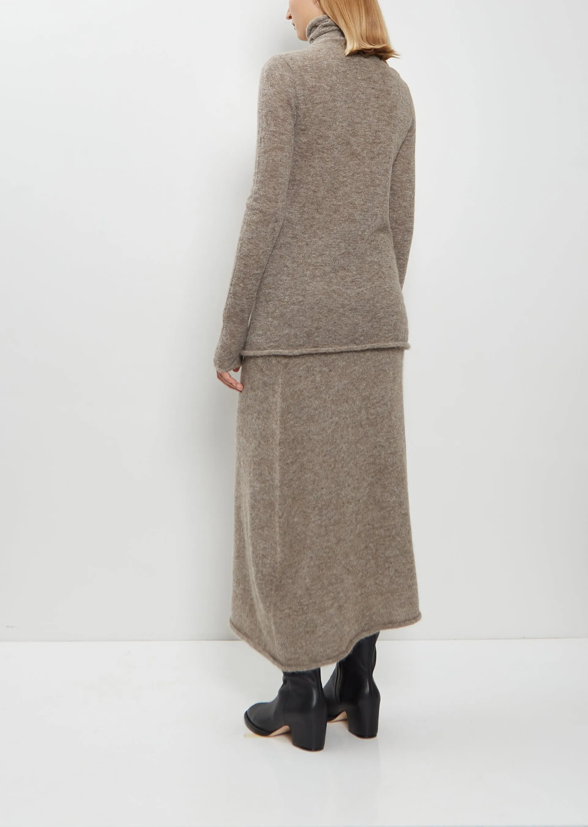 Funnel Neck Alpaca Sweater sold by La Garconne product image thumbnail 3