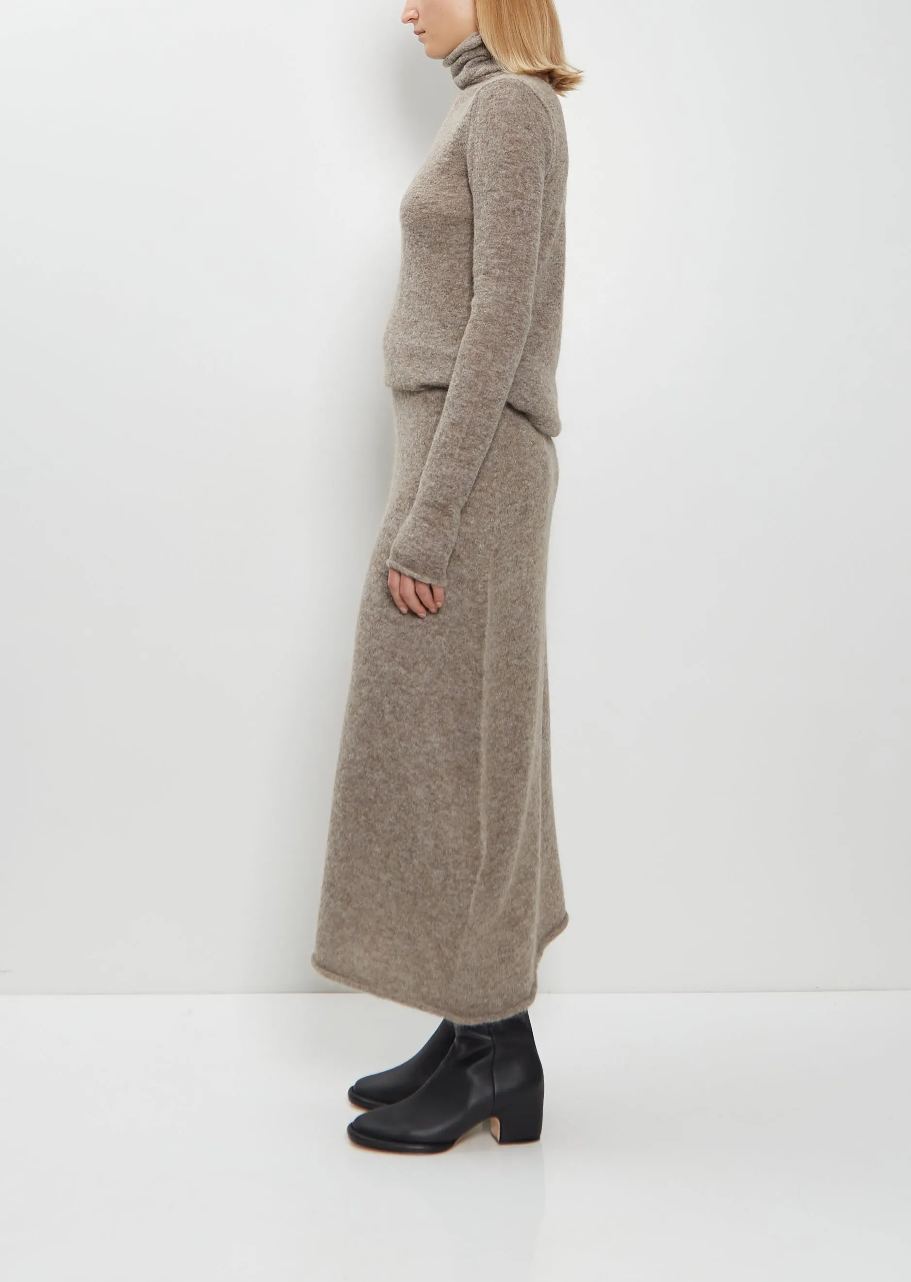 Askew Alpaca Skirt sold by La Garconne product image thumbnail 2