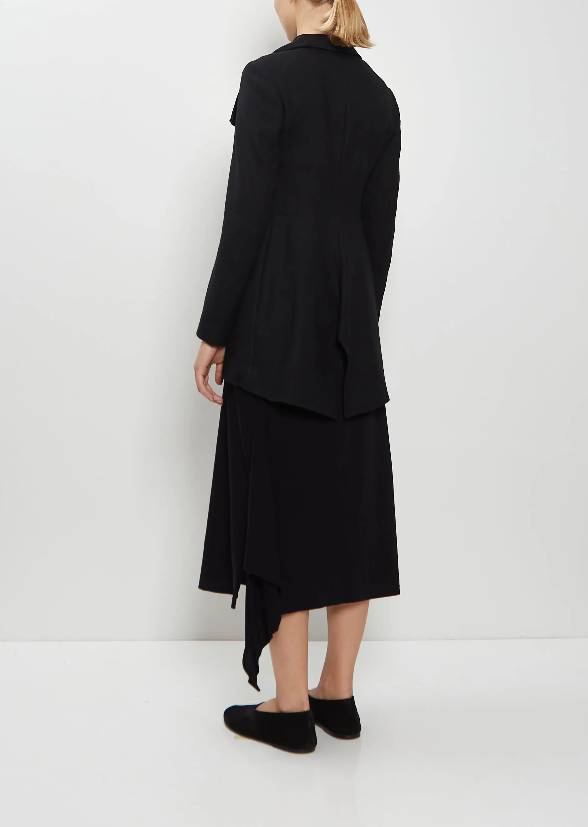 Asymmetric Rounded Hem Jacket sold by La Garconne product image thumbnail 3