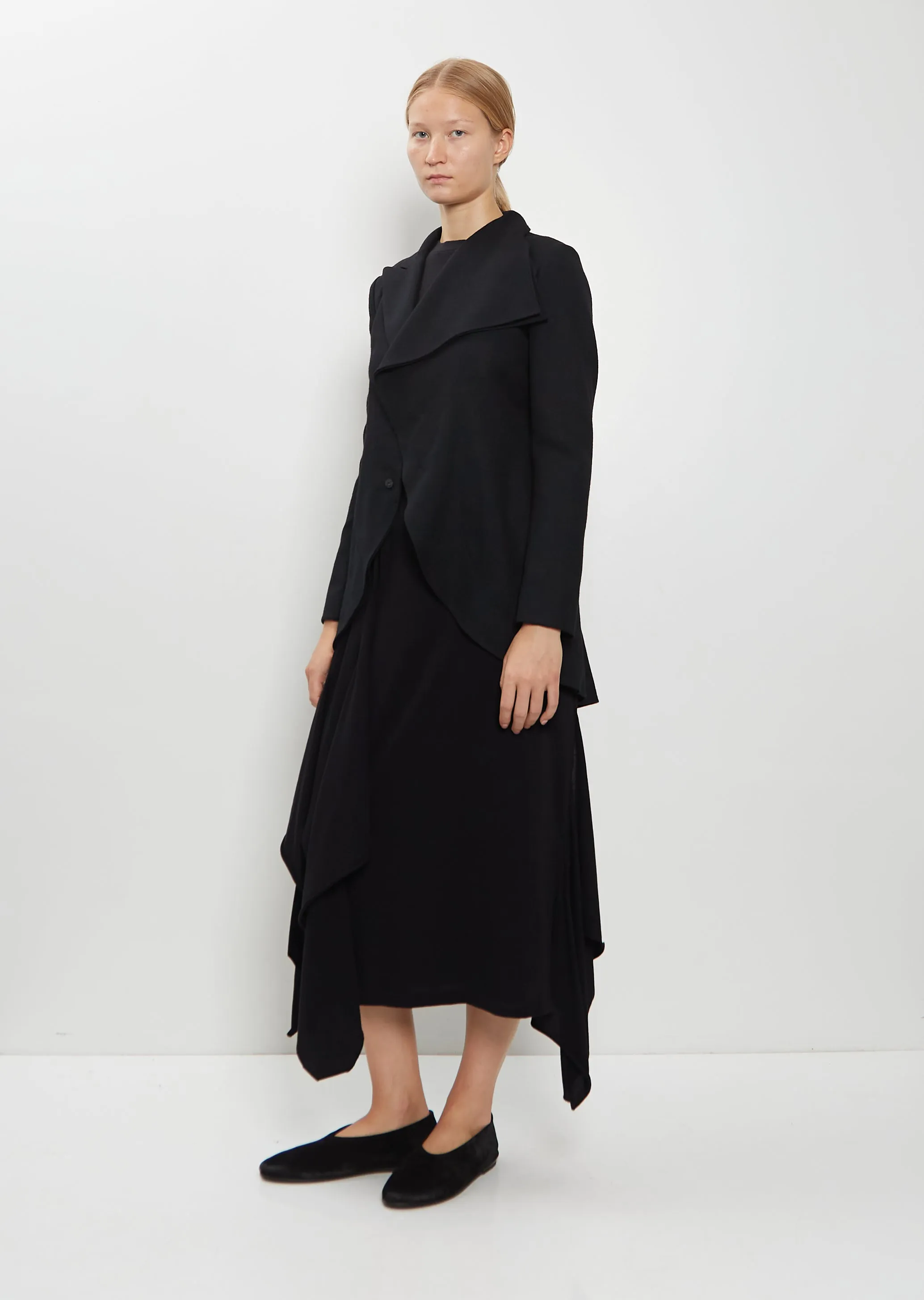 Asymmetric Rounded Hem Jacket sold by La Garconne product image thumbnail 4