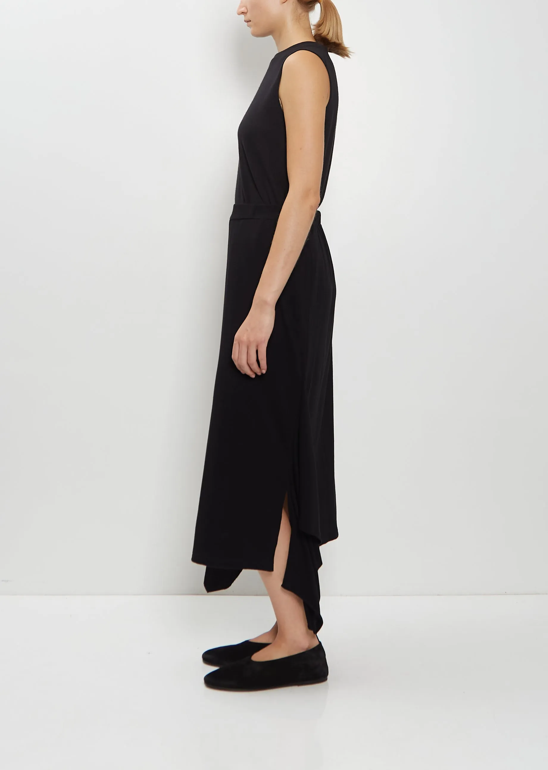 Cotton Jersey Draped Skirt sold by La Garconne product image thumbnail 2