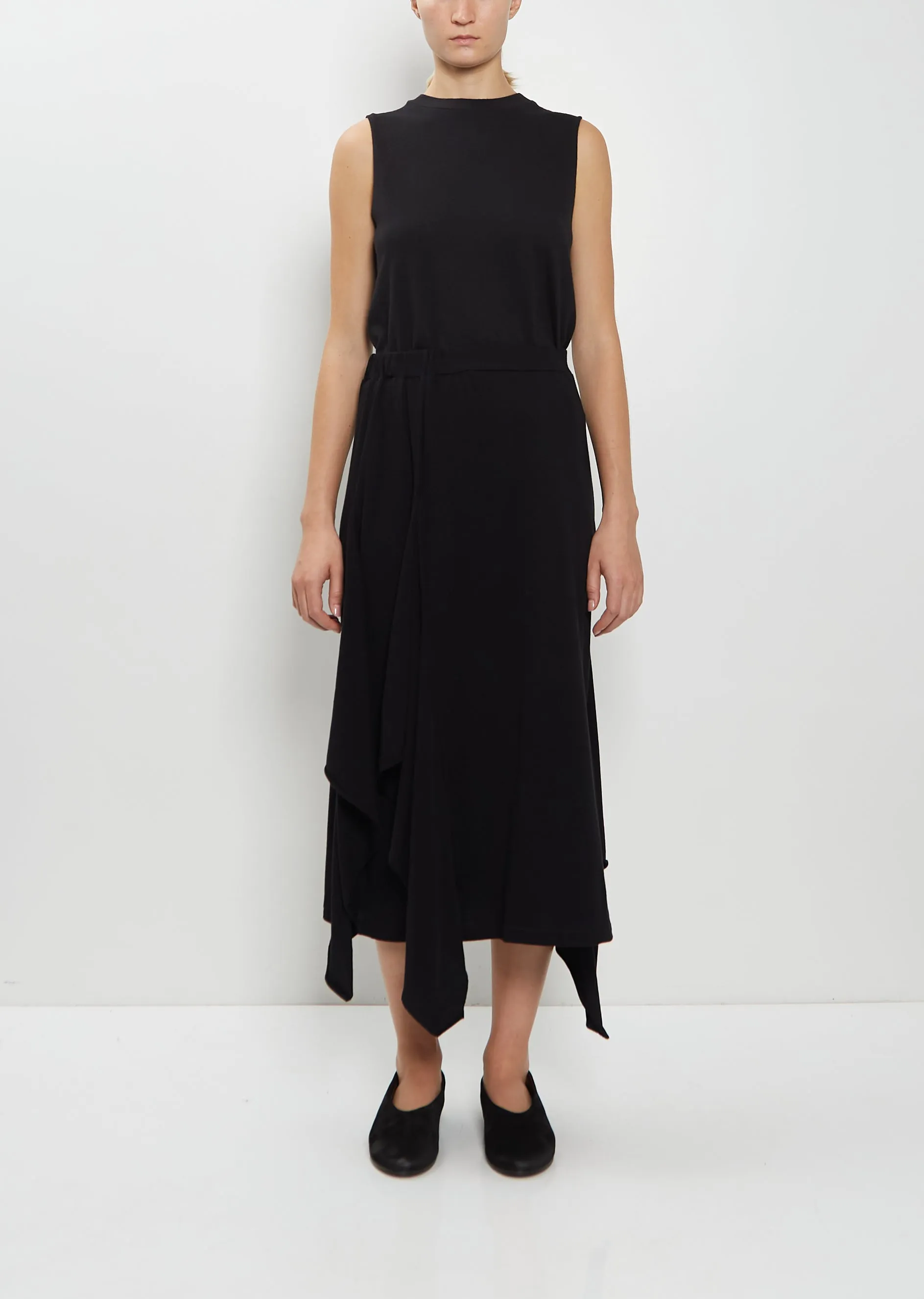 Cotton Jersey Draped Skirt sold by La Garconne