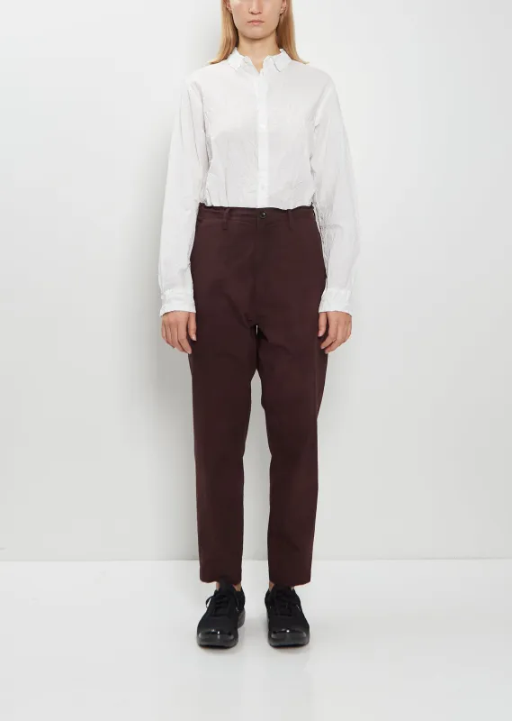 Cotton Wool Tapered Pants made by Yohji Yamamoto