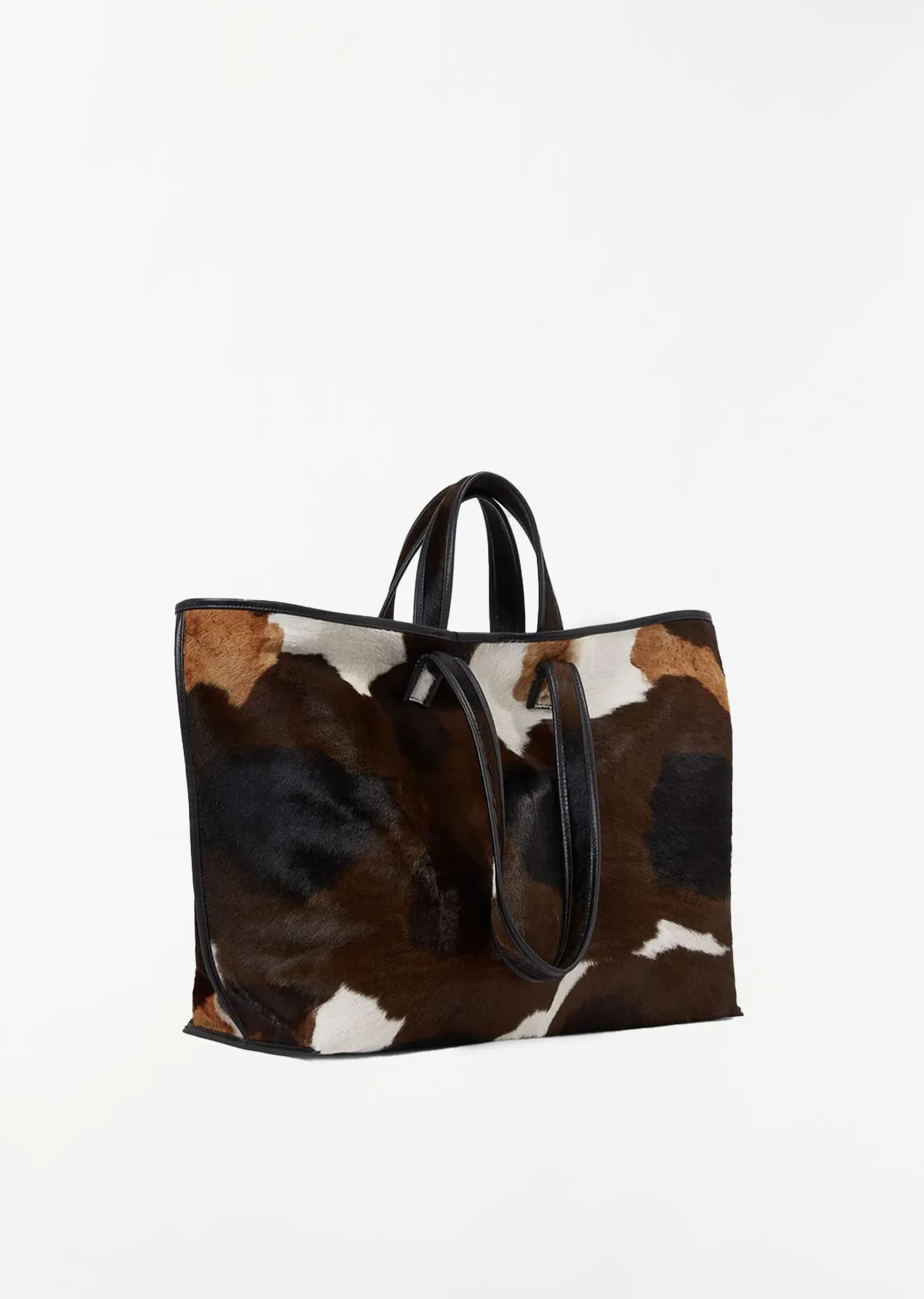 Natural Hair Leather Tote sold by La Garconne product image thumbnail 2