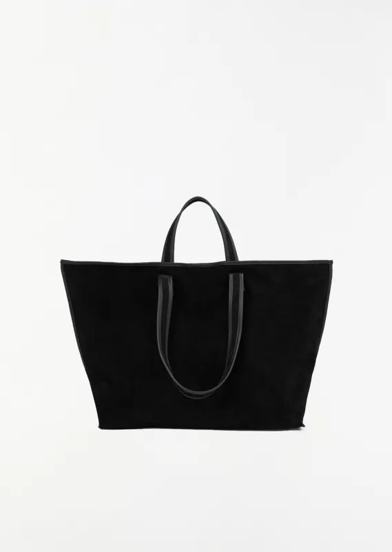 Suede Leather Tote sold by La Garconne