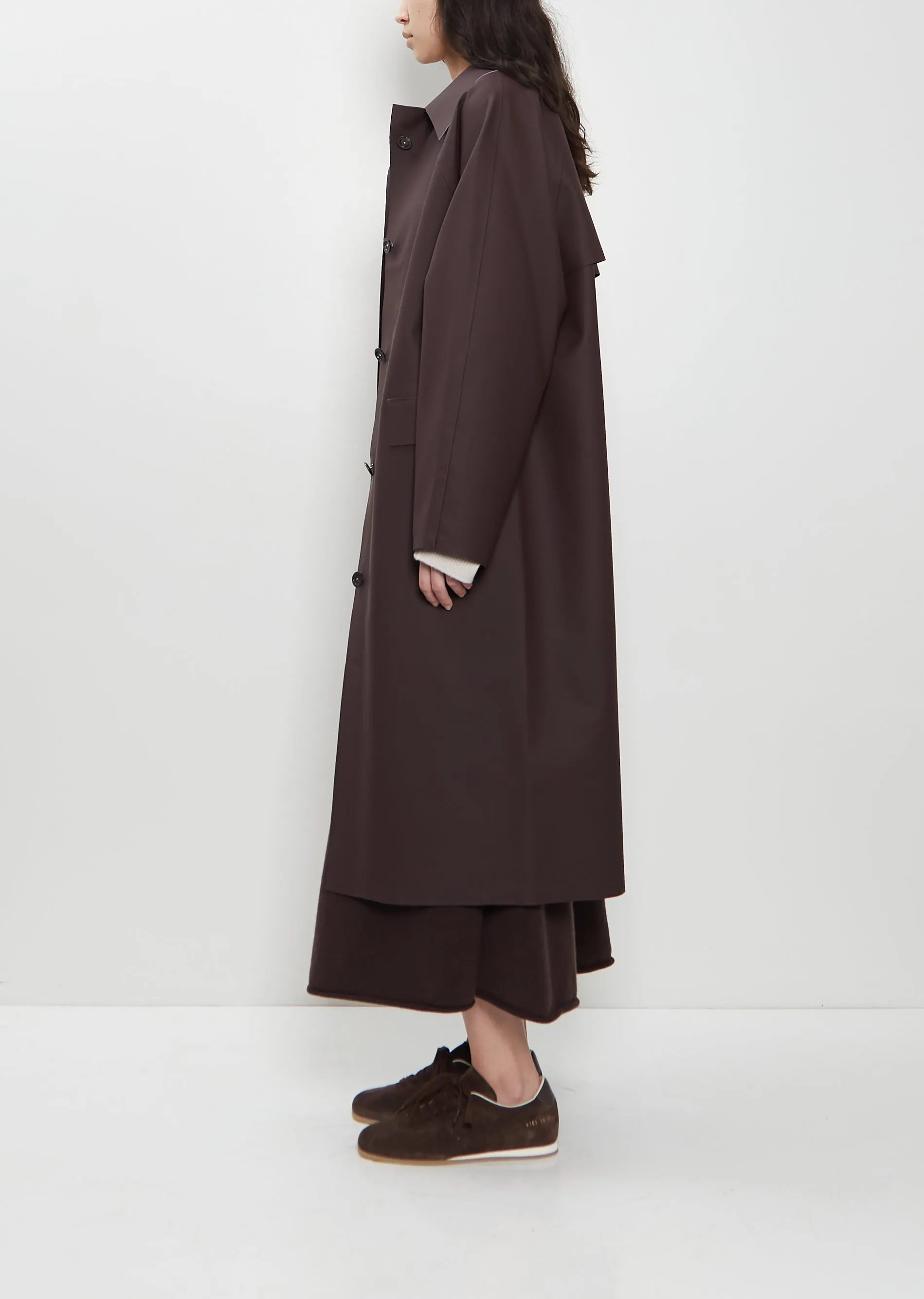 Original Below Rubber Coat — Dark Brown sold by La Garconne product image thumbnail 2