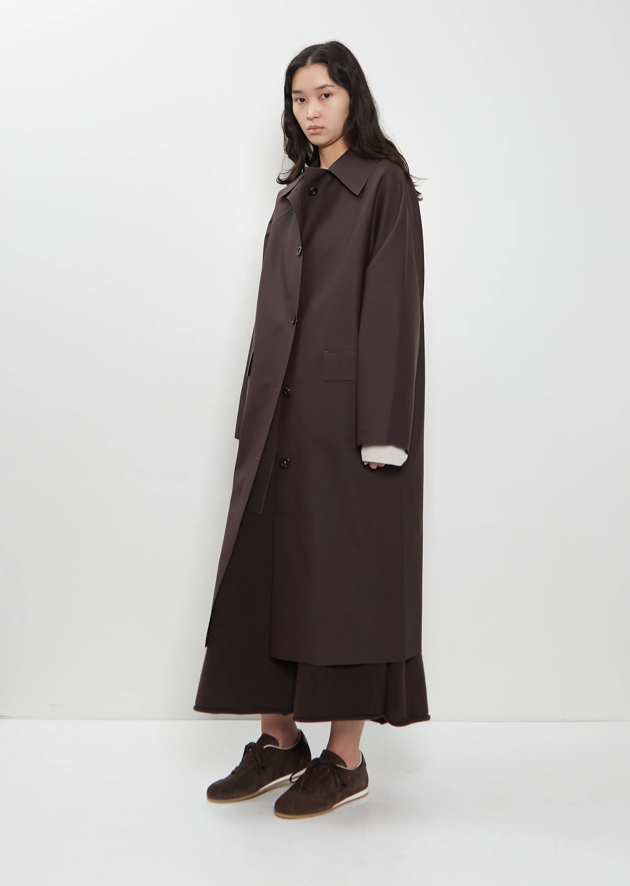 Original Below Rubber Coat — Dark Brown sold by La Garconne product image thumbnail 4