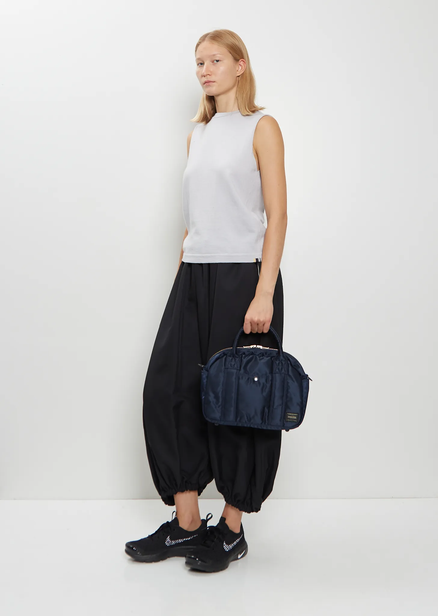 Tanker Technical Boston Bag — Navy sold by La Garconne product image thumbnail 2