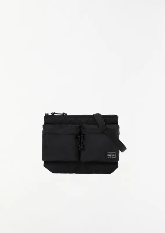 Force Technical Shoulder Bag — Black sold by La Garconne