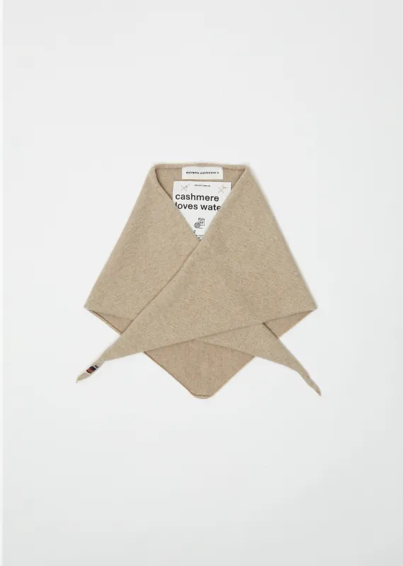 n°35 Bandana Stretch Cashmere Scarf — Oat sold by La Garconne