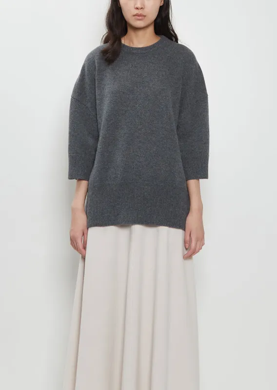 n°433 Sassie Cashmere Sweater — Felt sold by La Garconne