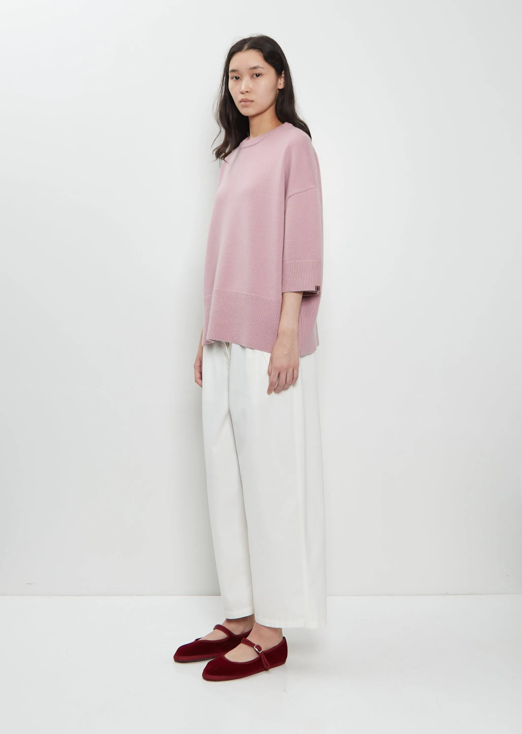 n°433 Sassie Cashmere Sweater — Rosa sold by La Garconne product image thumbnail 4