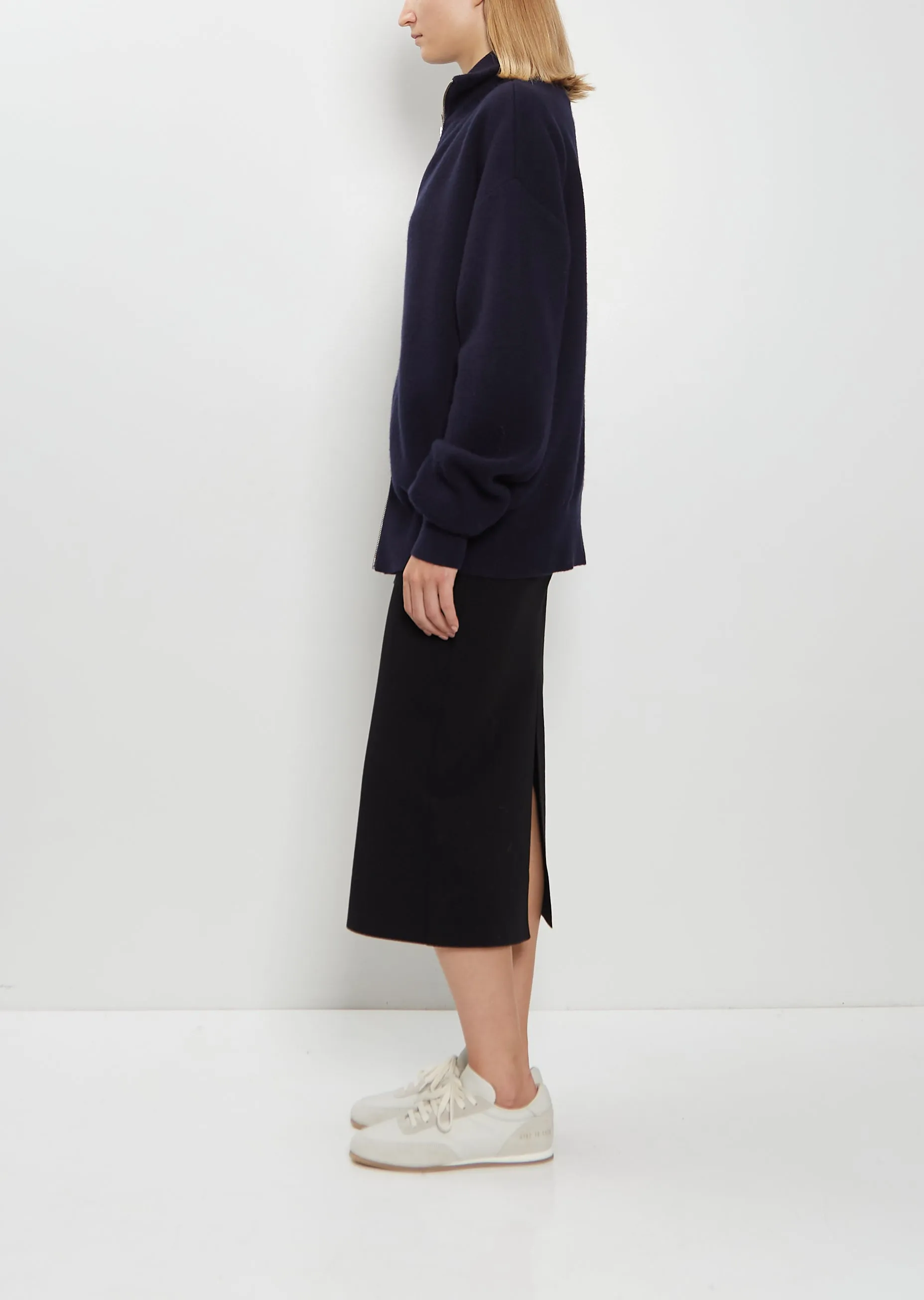 n°319 Xtra Out Cashmere Cardigan — Navy sold by La Garconne product image thumbnail 2