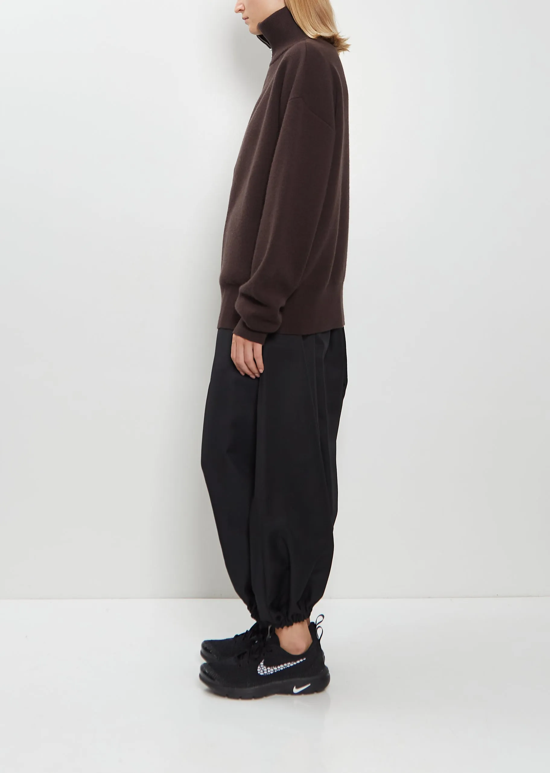 n°319 Xtra Out Cashmere Cardigan — Dark Brown sold by La Garconne product image thumbnail 2