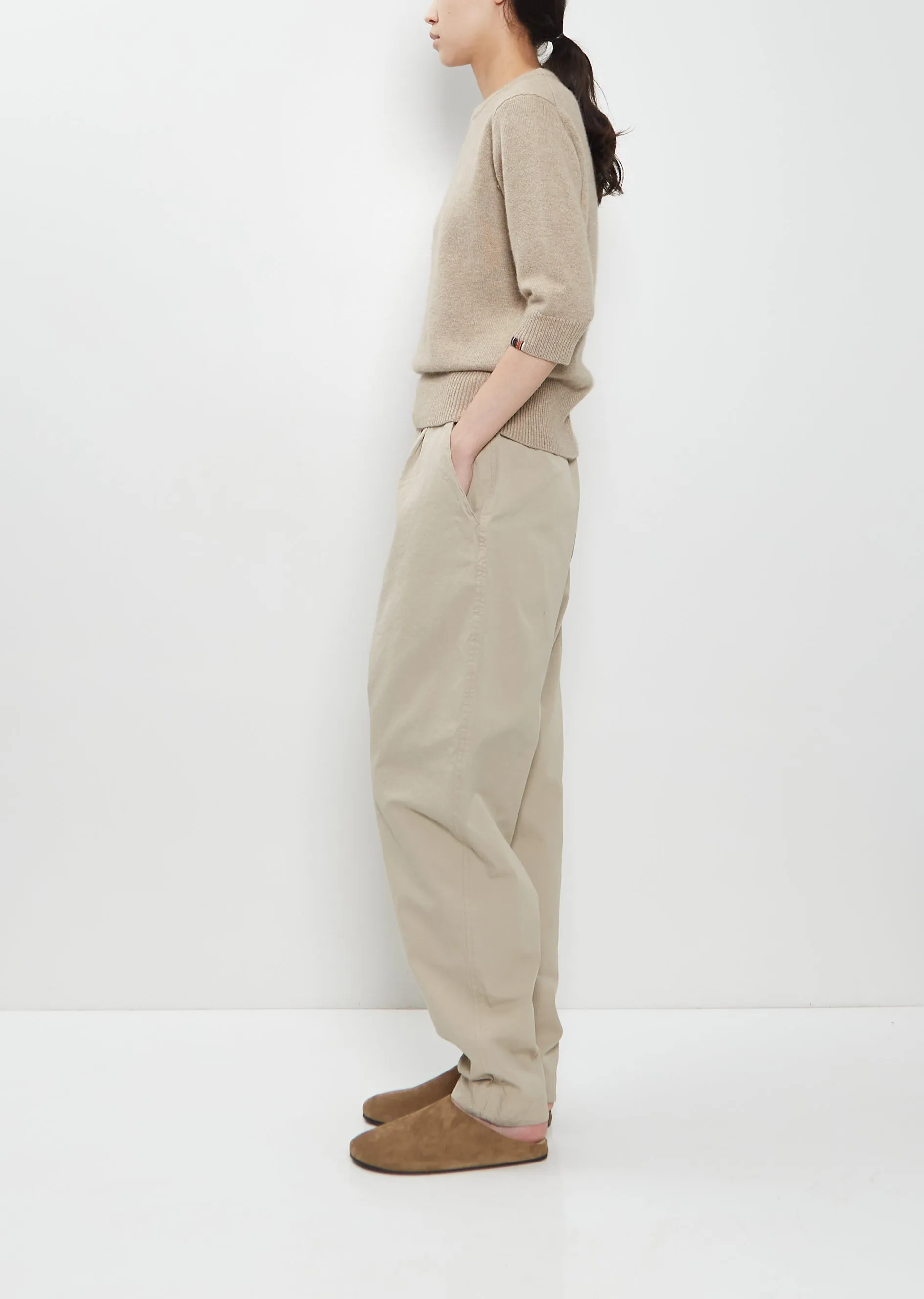 n°432 Well Lamb Cashmere Sweater — Oat sold by La Garconne product image thumbnail 2