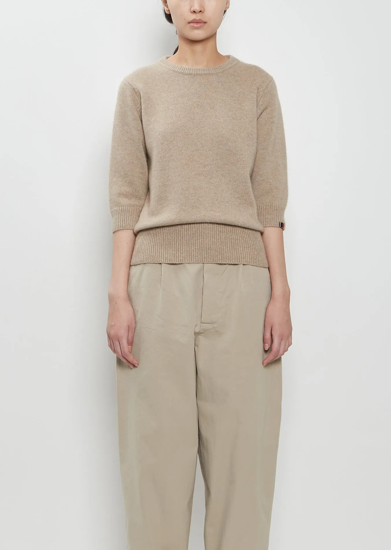 n°432 Well Lamb Cashmere Sweater — Oat sold by La Garconne