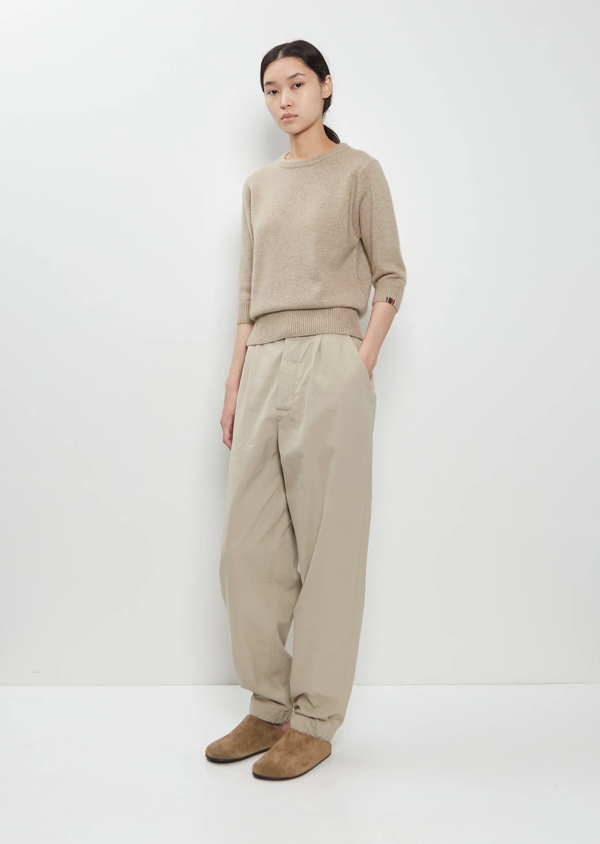 n°432 Well Lamb Cashmere Sweater — Oat sold by La Garconne product image thumbnail 4