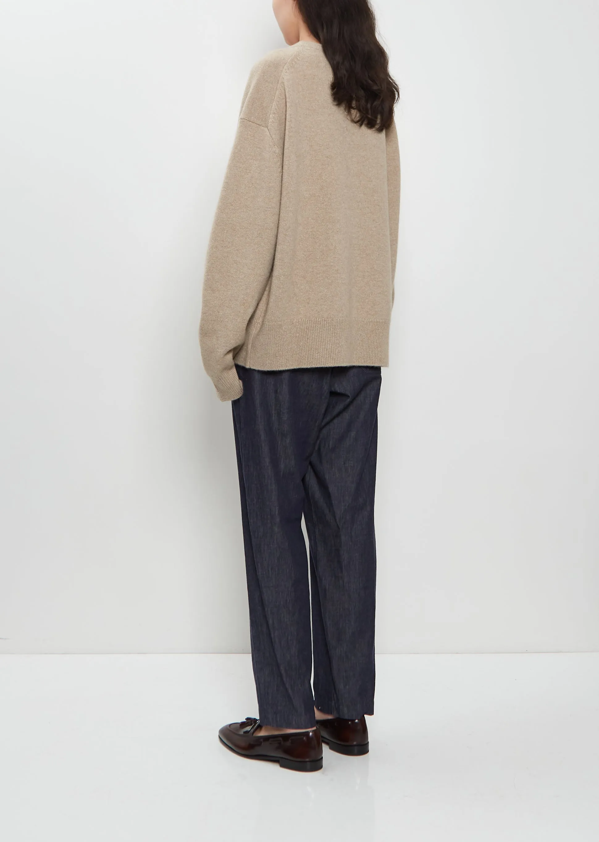 n°431 Mike Stretch Cashmere Sweater — Oat sold by La Garconne product image thumbnail 3