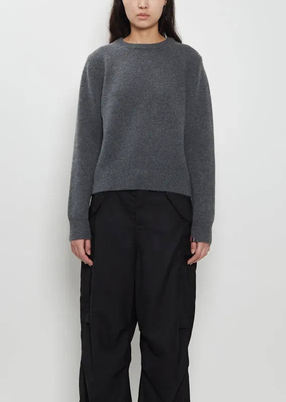 n°430 Jeanne Stretch Cashmere Sweater — Felt sold by La Garconne