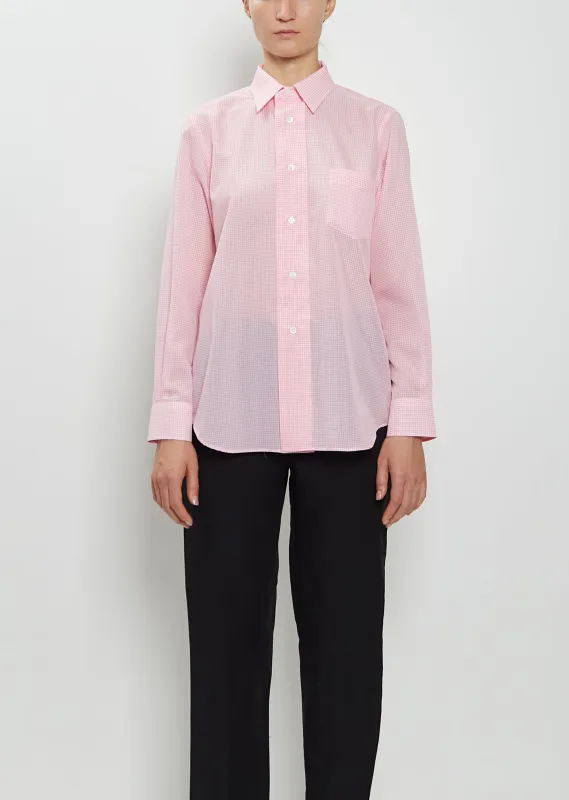 Classic Collar Lightweight Shirt — Pink made by Comme des Garcons