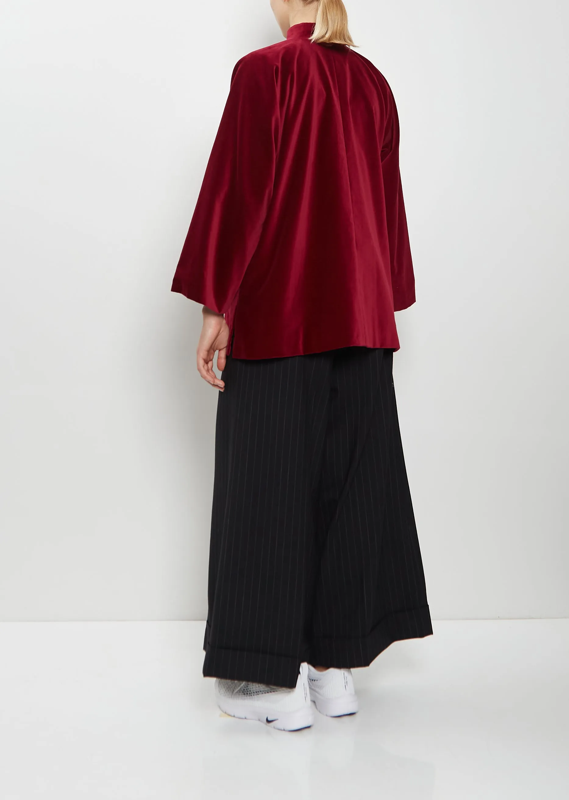 Asymmetric Cotton Velvet Jacket sold by La Garconne product image thumbnail 3