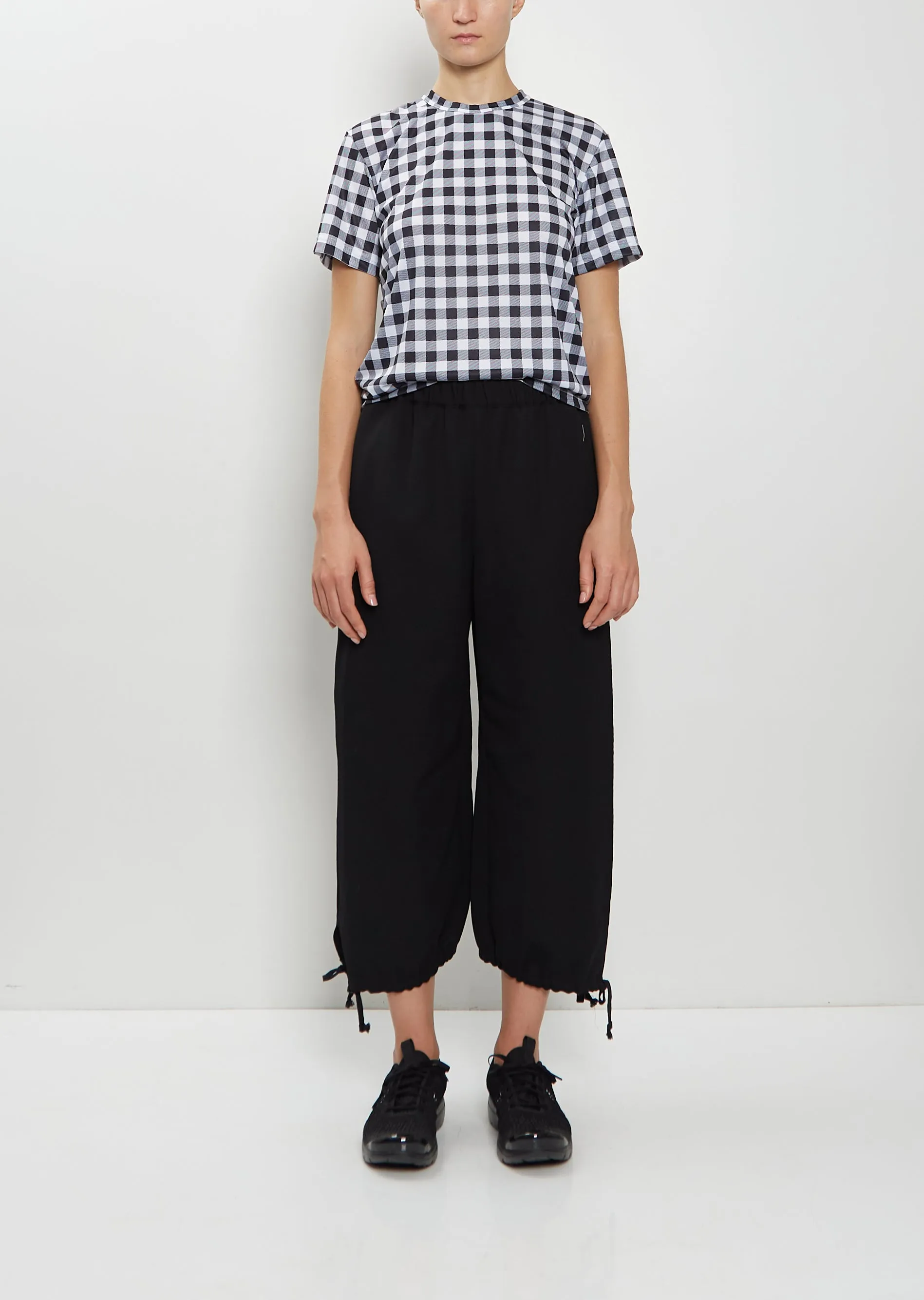 Gathered Cuffs Wool Pants sold by La Garconne