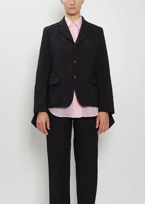 Draped Panel Twill Jacket made by Comme des Garcons