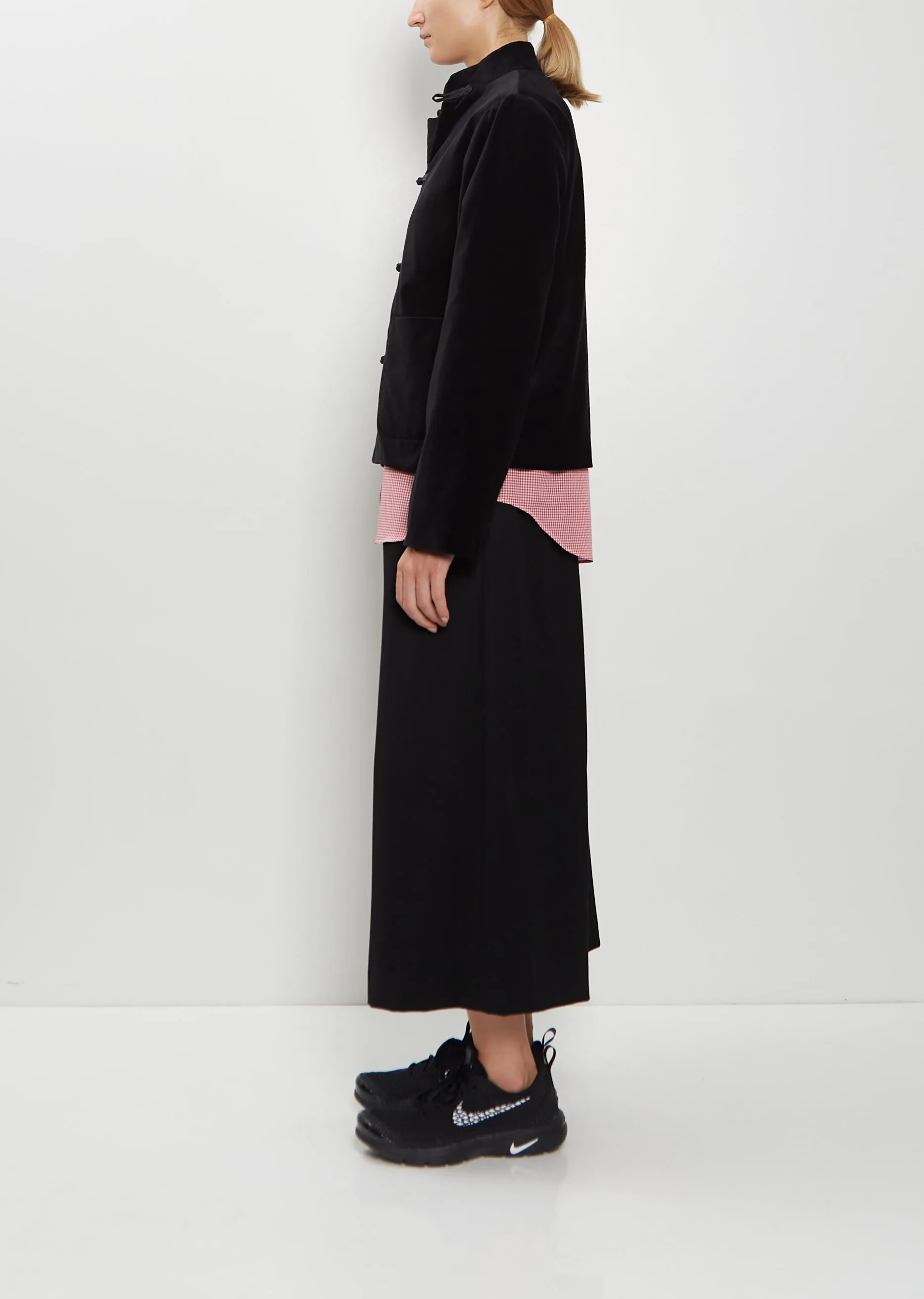 Stand Collar Velvet Jacket sold by La Garconne product image thumbnail 2