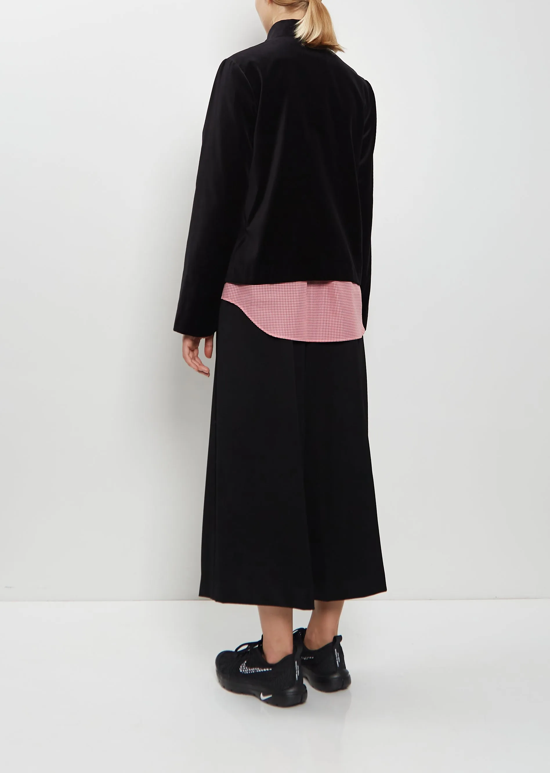 Stand Collar Velvet Jacket sold by La Garconne product image thumbnail 3