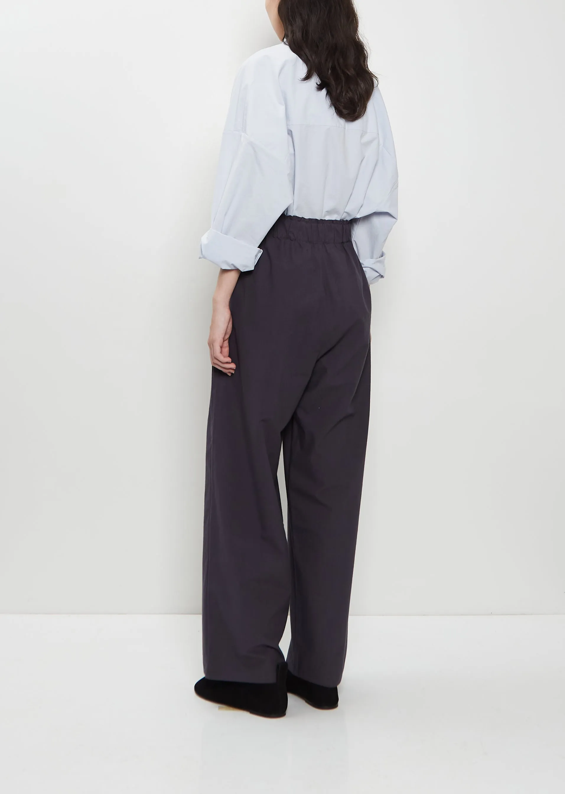 Luce Pin-Tuck Cotton Trouser sold by La Garconne product image thumbnail 3