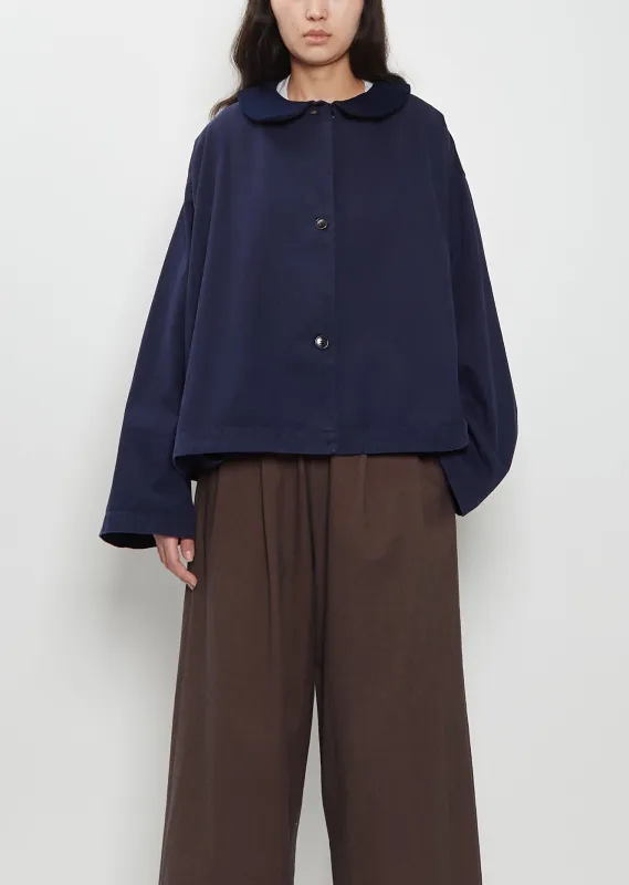 Ange Short Cotton Coat sold by La Garconne