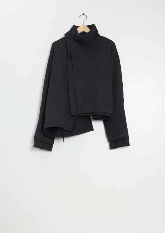 Gathered Wool Jacket sold by La Garconne
