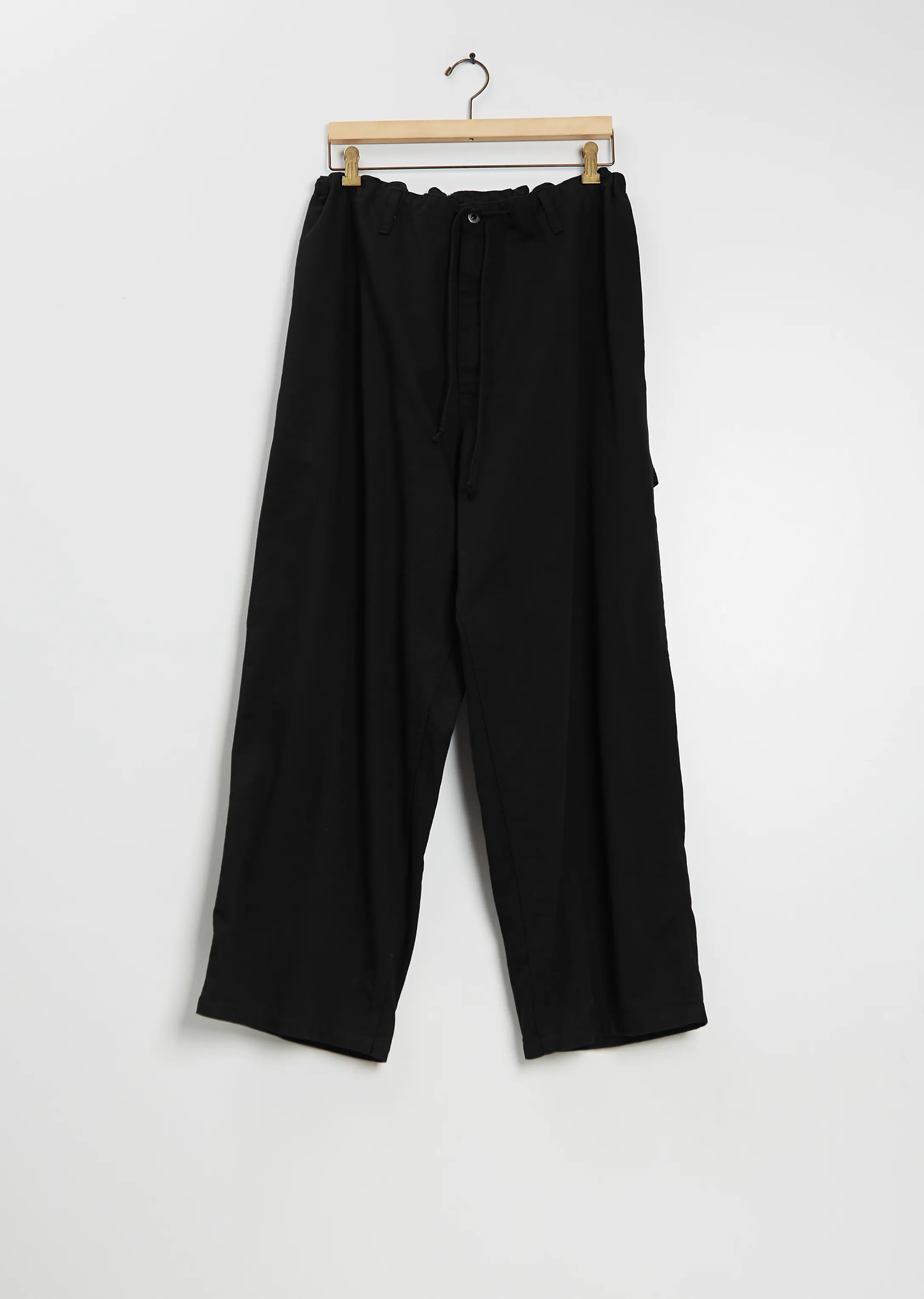 3ST Painter Cotton Pants — Black sold by La Garconne