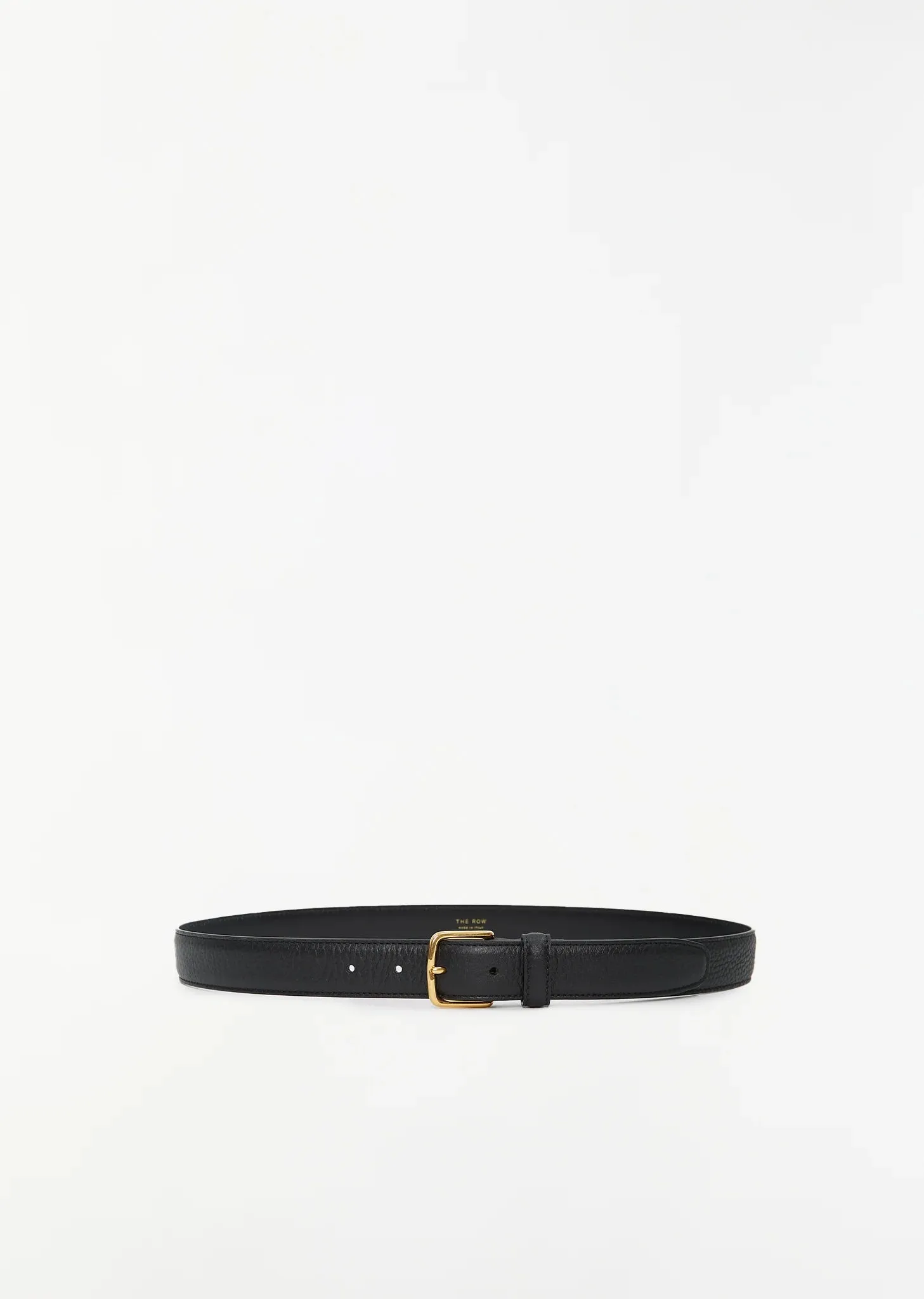 Classic Leather Belt — Black ANG sold by La Garconne